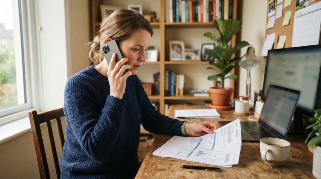 Mortgage prepayment penalty Canada homeowner reading a payout statement from a lender